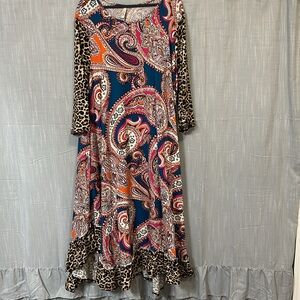 Handkerchief ruffled dress